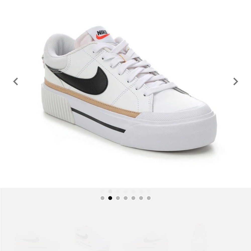 NIKE COURT LEGACY LF PLATFORM 8.5 Brand new.
